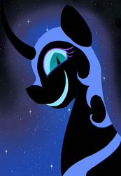 Size: 828x1195 | Tagged: safe, artist:p2iimon, nightmare moon, alicorn, pony, g4, solo