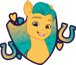 Size: 3499x2968 | Tagged: safe, hitch trailblazer, earth pony, pony, g5, my little pony: make your mark, official, .ai available, abstract background, colored, g5 brand assets, male, simple background, solo, stallion, transparent background, vector