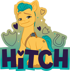 Size: 1770x1795 | Tagged: safe, hitch trailblazer, earth pony, pony, g5, my little pony: make your mark, official, .ai available, abstract background, colored, g5 brand assets, male, simple background, solo, stallion, transparent background, vector