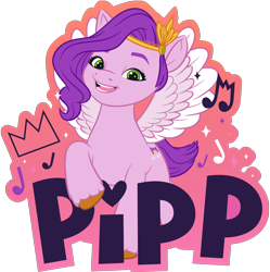 Size: 2931x2948 | Tagged: safe, pipp petals, pegasus, pony, g5, my little pony: make your mark, official, .ai available, abstract background, colored, female, g5 brand assets, mare, simple background, solo, transparent background, vector