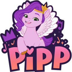 Size: 2934x2950 | Tagged: safe, pipp petals, pegasus, pony, g5, my little pony: make your mark, official, .ai available, colored, female, g5 brand assets, mare, simple background, solo, transparent background, vector