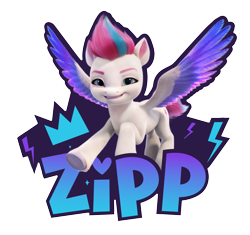 Size: 6981x6559 | Tagged: safe, zipp storm, pegasus, pony, g5, my little pony: make your mark, official, 3d, female, g5 brand assets, mare, simple background, solo, transparent background