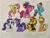 Size: 4032x3024 | Tagged: safe, artist:tfpandora, applejack, fluttershy, pinkie pie, rainbow dash, rarity, sunset shimmer, twilight sparkle, earth pony, pegasus, pony, unicorn, g4, alternate mane seven, fanart, horn, mane six, traditional art