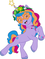 Size: 3006x3983 | Tagged: safe, izzy moonbow, pony, unicorn, bridlewoodstock (make your mark), g5, my little pony: make your mark, my little pony: make your mark chapter 4, official, .ai available, bridlewoodstock, colored, female, flat colors, g5 brand assets, horn, mare, simple background, solo, transparent background, vector