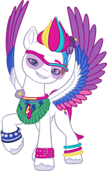 Size: 2435x3871 | Tagged: safe, zipp storm, pegasus, pony, bridlewoodstock (make your mark), g5, my little pony: make your mark, my little pony: make your mark chapter 4, official, .ai available, bridlewoodstock, colored, female, flat colors, g5 brand assets, mare, simple background, solo, transparent background, vector