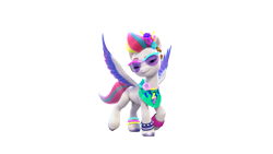 Size: 6299x3543 | Tagged: safe, zipp storm, pegasus, pony, bridlewoodstock (make your mark), g5, my little pony: make your mark, my little pony: make your mark chapter 4, official, 3d, bridlewoodstock, female, g5 brand assets, mare, render, simple background, solo, transparent background