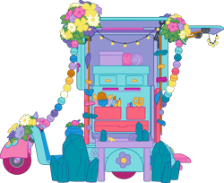 Size: 8123x6631 | Tagged: safe, bridlewoodstock (make your mark), g5, my little pony: make your mark, my little pony: make your mark chapter 4, official, .ai available, bridlewoodstock, colored, flat colors, g5 brand assets, no pony, simple background, transparent background, vector