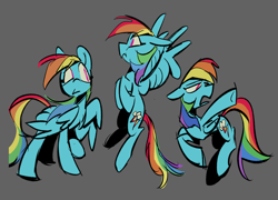 Size: 3194x2304 | Tagged: safe, artist:ember420, rainbow dash, g4, gray background, simple background