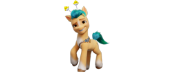 Size: 5158x2328 | Tagged: safe, hitch trailblazer, earth pony, pony, g5, my little pony: make your mark, official, 3d, g5 brand assets, male, simple background, solo, stallion, transparent background