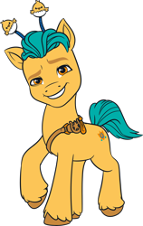 Size: 2584x4096 | Tagged: safe, hitch trailblazer, earth pony, pony, g5, my little pony: make your mark, official, .ai available, colored, flat colors, g5 brand assets, male, simple background, solo, stallion, transparent background, vector