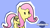 Size: 1920x1080 | Tagged: safe, artist:umsx, fluttershy, pegasus, pony, g4, female, folded wings, mare, nintendo, paper, paper mario, paper mario: the thousand year door, reference, solo, super mario, video game, wings