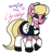 Size: 2010x2154 | Tagged: safe, artist:adorkabletwilightandfriends, lily, lily valley, pony, comic:adorkable twilight and friends, g4, adorkable, adorkable friends, clothes, colored, costume, cute, dork, dress, female, maid, maid headdress, mare, open mouth, open smile, outfit, patreon, patreon link, poster, promotional art, pupils, shoes, simple background, smiling, socks, solo, white background