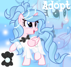 Size: 1280x1202 | Tagged: safe, artist:vi45, oc, oc only, alicorn, pony, bowtie, clothes, dress, female, mare, solo