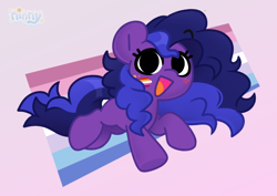 Size: 3508x2480 | Tagged: safe, artist:ninnydraws, oc, oc only, oc:starset, earth pony, pony, bigender pride flag, lesbian pride flag, pride, pride flag, simple background