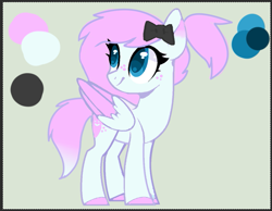 Size: 1071x831 | Tagged: artist needed, safe, oc, oc only, oc:frost blush, pegasus, pony, solo