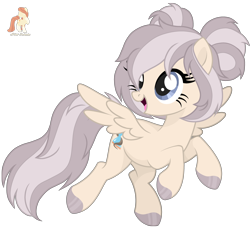 Size: 4000x4000 | Tagged: safe, artist:r4hucksake, oc, oc only, oc:sandy trails, pegasus, pony, female, mare, simple background, solo, transparent background