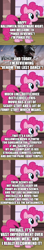 Size: 500x2831 | Tagged: safe, edit, edited screencap, screencap, pinkie pie, comic:pinkie reviews, g4, comic, halloween, holiday, movie review, screencap comic, venom