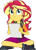 Size: 1825x2520 | Tagged: safe, edit, edited screencap, editor:mrtoonlover83, screencap, sunset shimmer, human, equestria girls, g4, my little pony equestria girls: better together, the finals countdown, background removed, blue eyes, female, not a vector, notepad, simple background, solo, transparent background