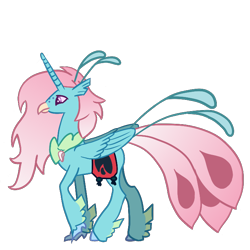 Size: 706x706 | Tagged: safe, artist:3173_delta, oc, oc only, oc:sunrise sky, alicorn, classical hippogriff, hippogriff, hybrid, pony, g4, alicorn oc, beak, claws, digital art, freckles, gradient hair, gradient mane, gradient tail, hippogriff oc, horn, hybrid oc, interspecies offspring, magical lesbian spawn, male, offspring, parent:princess celestia, parent:queen novo, parents:novolestia, pink hair, pink mane, pink tail, pixel art, purple eyes, raised hoof, simple background, solo, stallion, tail, trace, transparent background, wings