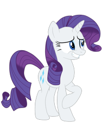 Size: 1900x2368 | Tagged: safe, artist:gmaplay, rarity, pony, unicorn, g4, cute, female, horn, mare, nervous, nervous smile, raribetes, simple background, smiling, solo, transparent background