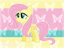 Size: 1790x1350 | Tagged: safe, artist:steel-1001, fluttershy, pegasus, pony, g4, female, mare, solo