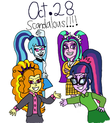 Size: 3000x3345 | Tagged: safe, artist:bigpurplemuppet99, adagio dazzle, aria blaze, sci-twi, sonata dusk, twilight sparkle, equestria girls, g4, recess, simple background, the ashleys, the dazzlings, transparent background