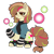 Size: 2124x2104 | Tagged: safe, artist:alunedoodle, oc, oc only, earth pony, pony, clothes, female, jacket, piercing, raised hoof, shirt, simple background, sitting, socks, solo, tongue out, transparent background