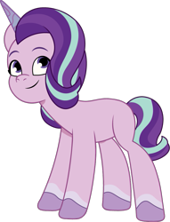 Size: 747x978 | Tagged: safe, artist:prixy05, starlight glimmer, pony, unicorn, g4, g5, my little pony: tell your tale, female, g4 to g5, generation leap, horn, mare, simple background, solo, transparent background, vector