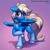 Size: 2800x2800 | Tagged: safe, artist:jedayskayvoker, oc, oc:betting snow, pegasus, pony, blushing, chest fluff, collar, colored sketch, commission, cute, femboy, folded wings, gradient background, long tail, male, pegasus oc, pet tag, sketch, solo, stallion, tail, unshorn fetlocks, wings