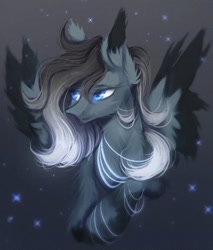 Size: 766x899 | Tagged: safe, artist:reminati_27, oc, oc only, pegasus, pony, bust, solo, spread wings, wings