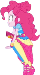 Size: 1365x2520 | Tagged: safe, edit, edited screencap, editor:mrtoonlover83, screencap, pinkie pie, human, equestria girls, g4, background removed, female, needs more jpeg, not a vector, simple background, solo, transparent background