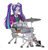 Size: 1479x1545 | Tagged: safe, artist:ciaran, derpibooru exclusive, aria blaze, anthro, rainbow rocks 10th anniversary, equestria girls, g4, my little pony equestria girls: rainbow rocks, boots, clothes, disguise, disguised, disguised siren, dress, drum kit, drum sticks, drums, female, gem, indoors, ipad, jewelry, looking at you, musical instrument, necklace, open mouth, playing instrument, ponified, pony ears, ponytail, shoes, siren gem, solo