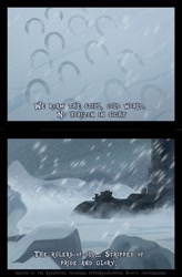 Size: 841x1280 | Tagged: safe, artist:redjester, frostpony, alternate universe, comic, frostpunk, post-apocalyptic, snow, snowfall, vector, winter