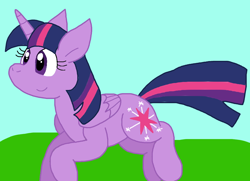 Size: 1152x833 | Tagged: safe, artist:cmara, twilight sparkle, alicorn, pony, g4, female, outdoors, solo, twilight sparkle (alicorn)