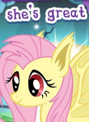 Size: 273x376 | Tagged: safe, gameloft, fluttershy, bat pony, pony, g4, my little pony: magic princess, bat ponified, cropped, cute, flutterbat, game screencap, meme, race swap, shyabates, shyabetes, solo, truth, wow! glimmer