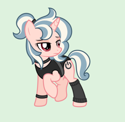 Size: 3580x3508 | Tagged: safe, artist:return 0, oc, oc only, oc:vivi poff, unicorn, g4, horn, solo