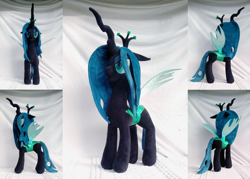 Size: 3295x2361 | Tagged: safe, artist:azdaracylius, queen chrysalis, changeling, g4, irl, photo, plushie, solo