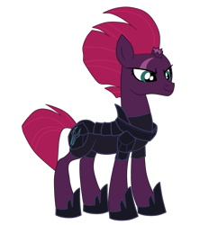 Size: 1985x2051 | Tagged: safe, artist:gmaplay, fizzlepop berrytwist, tempest shadow, pony, unicorn, g4, my little pony: the movie, armor, broken horn, eye scar, facial scar, female, high res, horn, mare, scar, simple background, smiling, solo, transparent background, vector