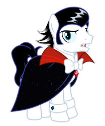 Size: 2604x3108 | Tagged: safe, artist:alicesponycorner, gameloft, earth pony, pony, dracula, simple background, solo, transparent background