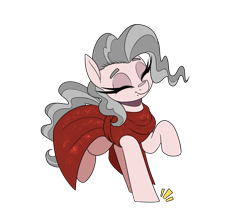 Size: 2283x2043 | Tagged: safe, alternate character, alternate version, artist:lockheart, oc, oc only, earth pony, pony, mare fair, dancing, eyebrows, eyebrows visible through hair, eyes closed, female, mare, red dress, simple background, solo, standing on two hooves, tongue out, transparent background