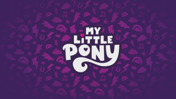 Size: 1920x1080 | Tagged: safe, g5, my little pony: a maretime bay adventure, game screencap, loading screen, my little pony logo, no pony, patterned background