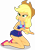 Size: 2537x3605 | Tagged: safe, alternate version, artist:dustinwatsongkx, applejack, human, equestria girls, g4, my little pony equestria girls: better together, x marks the spot, accessory swap, applejack's hat, bare shoulders, clothes, clothes swap, cowboy hat, female, geode of telekinesis, hat, high res, magical geodes, one-piece swimsuit, sandals, sci-twi swimsuit, simple background, sleeveless, solo, swimsuit, swimsuit swap, transparent background