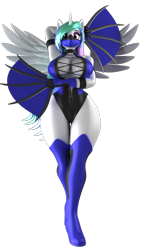 Size: 1080x1920 | Tagged: safe, artist:argos90, princess celestia, anthro, 3d, breasts, busty princess celestia, kitana, mortal kombat, simple background, solo, transparent background, ych example, your character here