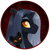 Size: 3000x3000 | Tagged: safe, artist:kabuvee, oc, oc:beda, cat, pony, unicorn, broken horn, bust, female, horn, mare, portrait, solo