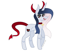 Size: 1919x1413 | Tagged: safe, artist:darbypop1, oc, oc only, oc:chenabelle, pony, unicorn, clothes, costume, female, horn, mare, nightmare night costume, simple background, solo, transparent background