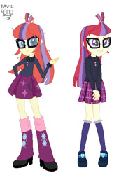 Size: 435x638 | Tagged: safe, artist:xxdavid5000xx, moondancer, equestria girls, g4, simple background, solo, white background