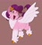 Size: 1775x1886 | Tagged: safe, artist:_shummy_, part of a set, pipp petals, pegasus, pony, g5, adorapipp, alternate design, alternate eye color, alternate hairstyle, blush lines, blushing, chest fluff, cloven hooves, coat markings, colored chest fluff, colored hooves, colored wings, cute, eyelashes, female, fetlock tuft, fluffy, fluffy wings, gold hooves, gradient legs, headpiece, hooves, leg markings, looking away, looking up, mare, one eye closed, one wing out, open mouth, open smile, orange hooves, pipp is chubby, pipp is short, red background, shiny hooves, simple background, smiling, socks (coat markings), solo, spread wings, teeth, three quarter view, two toned eyes, white wings, wing fluff, wings