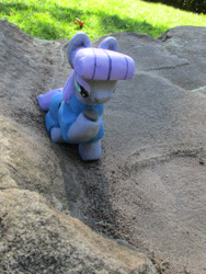 Size: 2018x2689 | Tagged: safe, alternate version, artist:malte279, part of a set, boulder (g4), maud pie, earth pony, pony, g4, concrete, craft, female, irl, mare, outdoors, photo, sculpture, solo, ytong