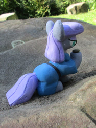 Size: 1899x2532 | Tagged: safe, alternate version, artist:malte279, part of a set, boulder (g4), maud pie, earth pony, pony, g4, concrete, craft, female, mare, outdoors, sculpture, solo, ytong