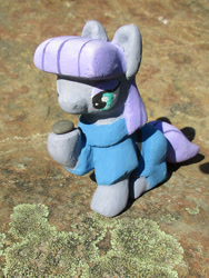 Size: 1560x2079 | Tagged: safe, alternate version, artist:malte279, part of a set, boulder (g4), maud pie, earth pony, pony, g4, concrete, craft, female, mare, outdoors, sculpture, solo, ytong